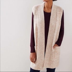 LOFT Sweater Vest with Pockets